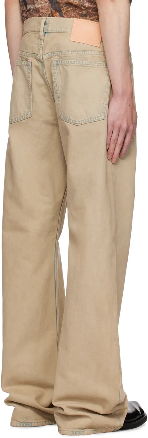 Washed Loose-Fit Jeans