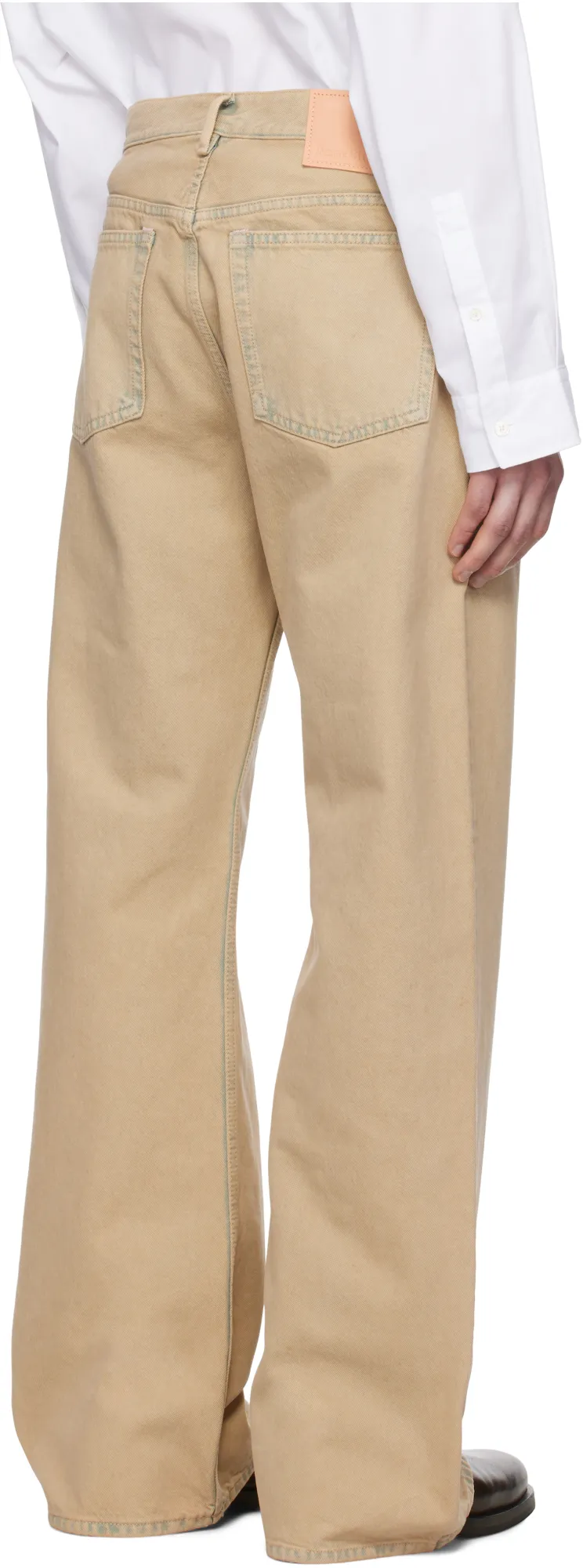 Washed Loose-Fit Jeans