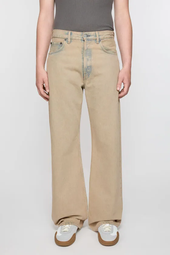 Washed Loose-Fit Jeans