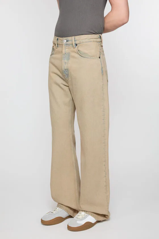 Washed Loose-Fit Jeans