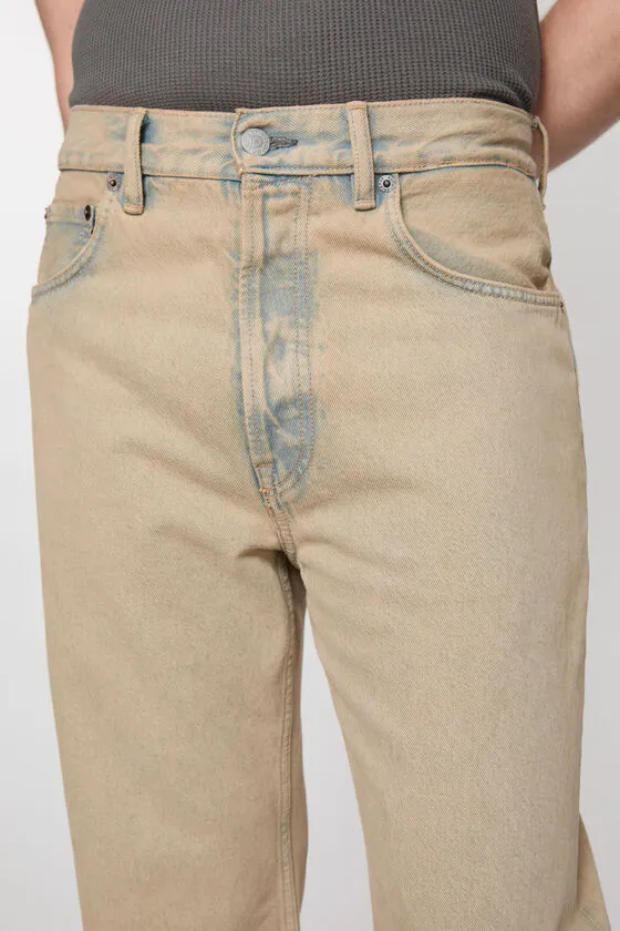 Washed Loose-Fit Jeans