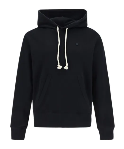 Logo Patch Drawstring Hoodie
