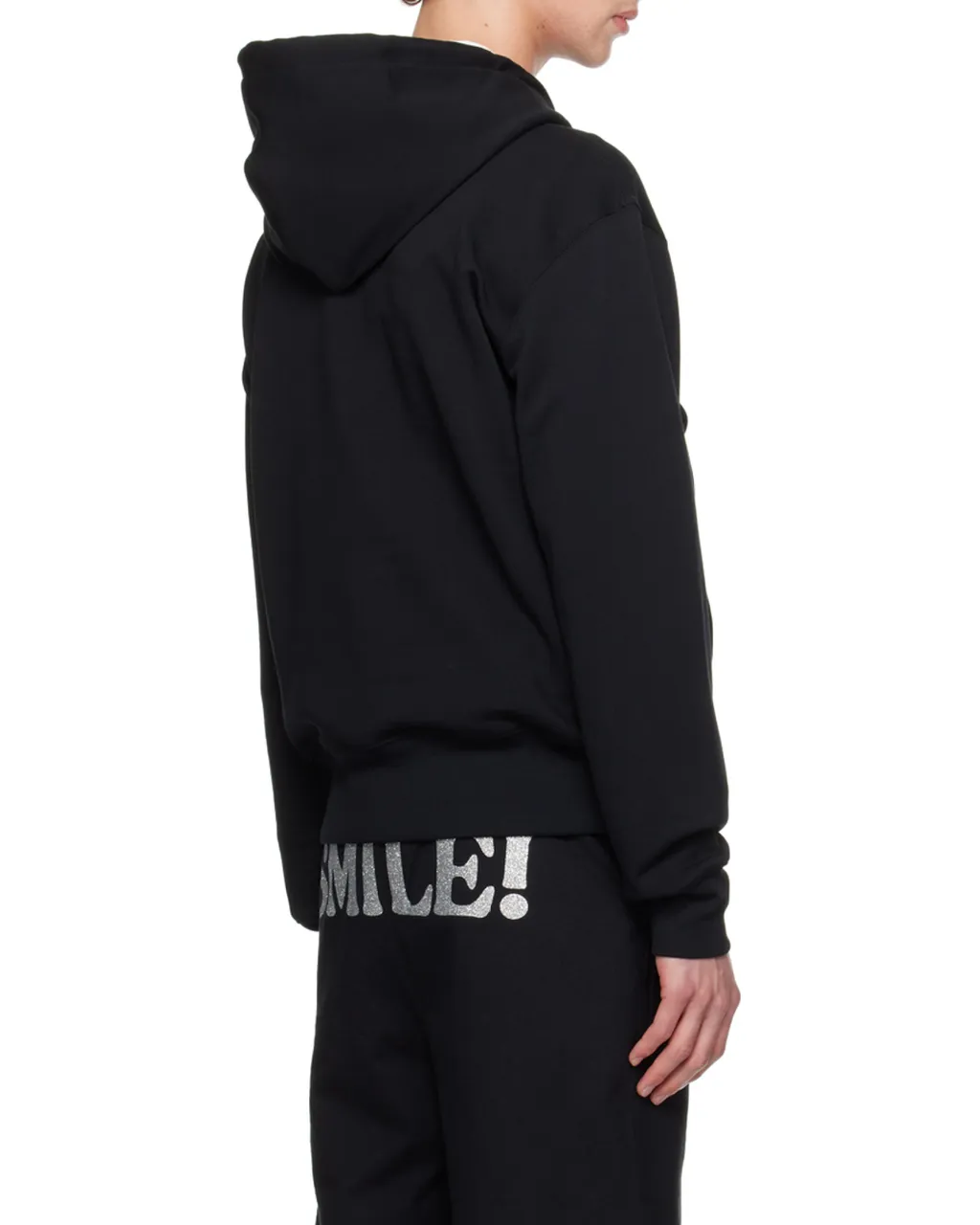 Logo Patch Drawstring Hoodie