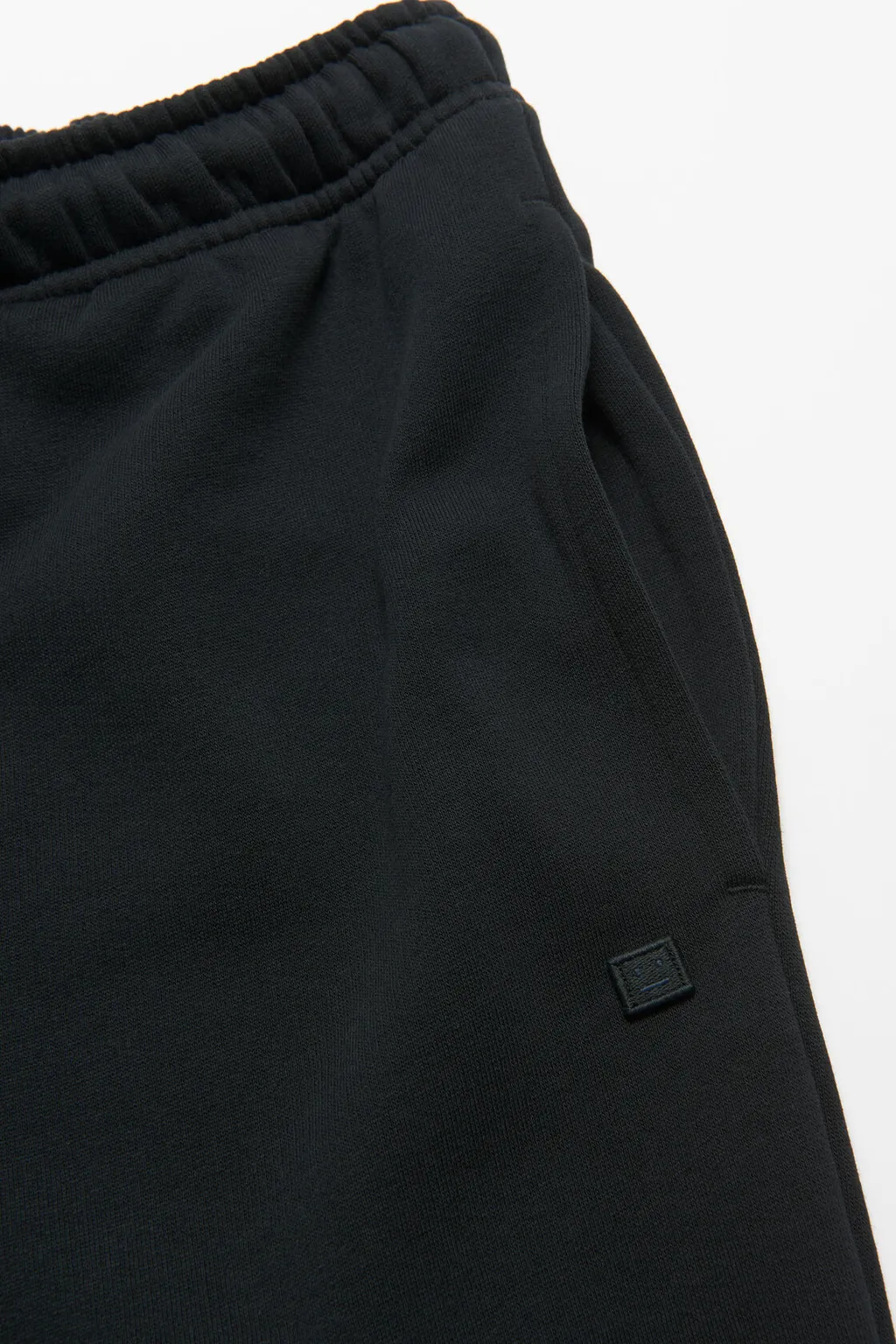 Face Logo Patch Drawstring Pants