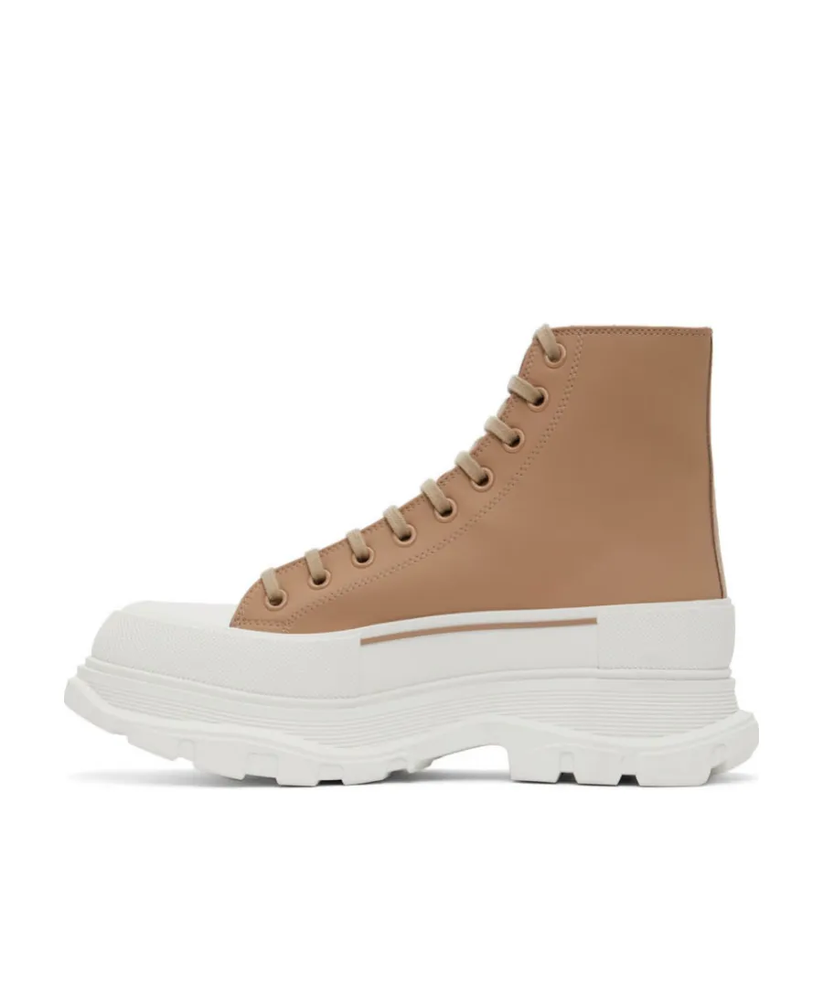 Debossed-Logo High Top Sneakers