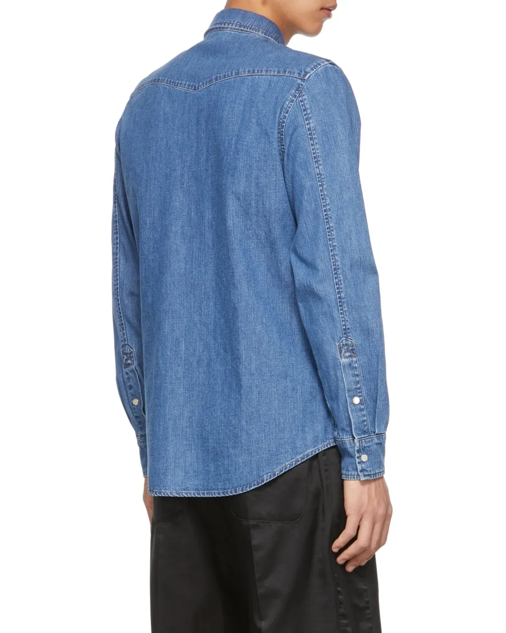 Logo Detailed Denim Shirt