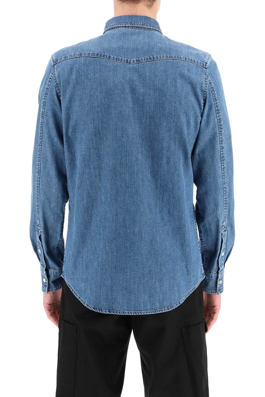 Logo Detailed Denim Shirt