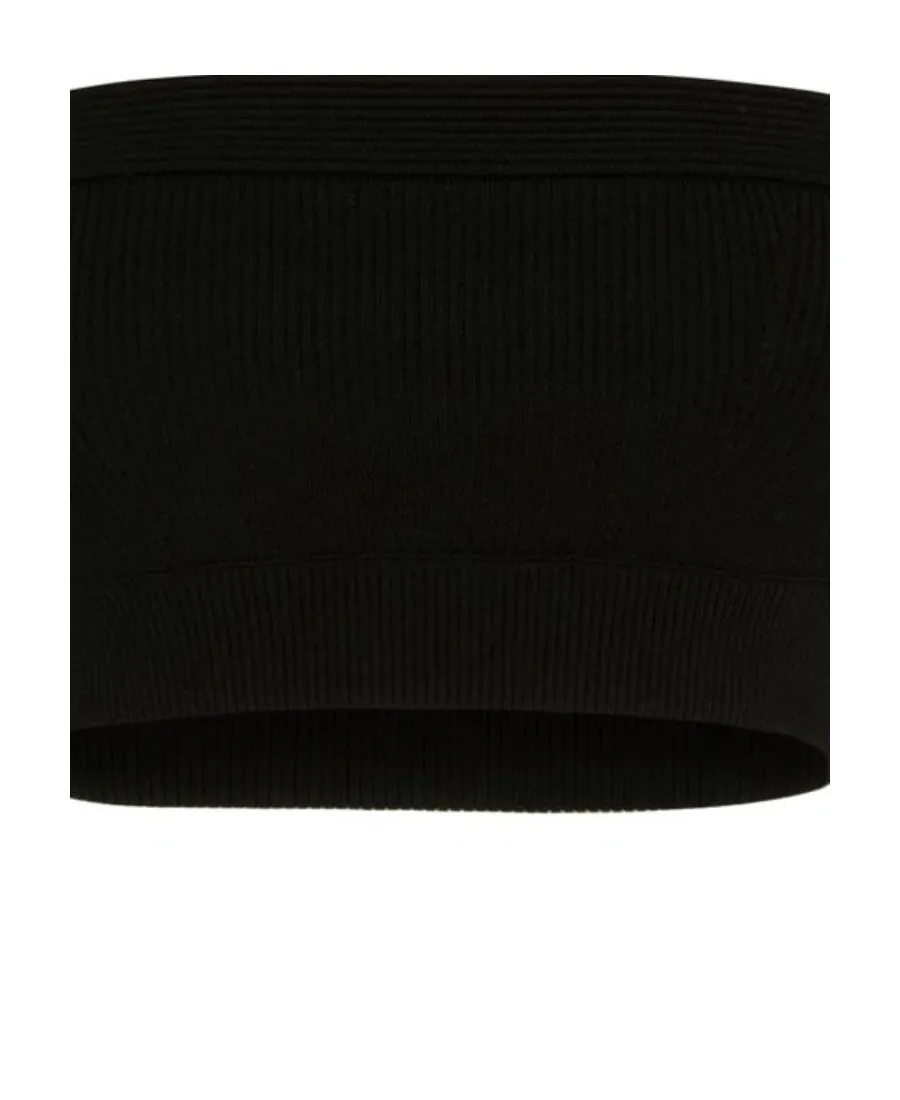 Long-Sleeve Bandeau Top