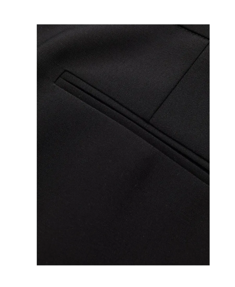 Cropped Slim Cut Trousers