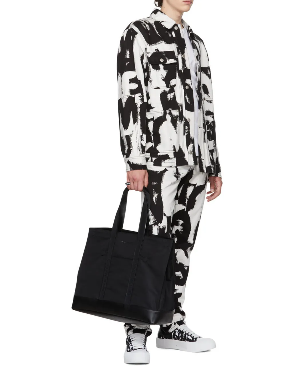 Logo Band Tote Bag