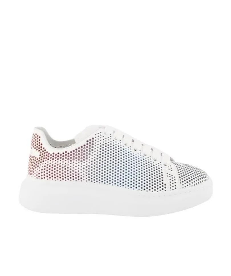 Oversized Dotted Cut-Out Sneakers