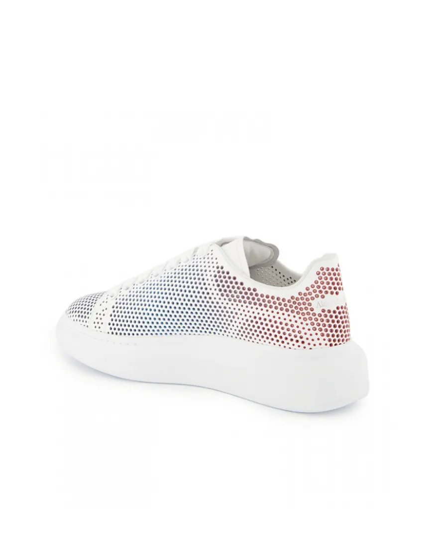 Oversized Dotted Cut-Out Sneakers