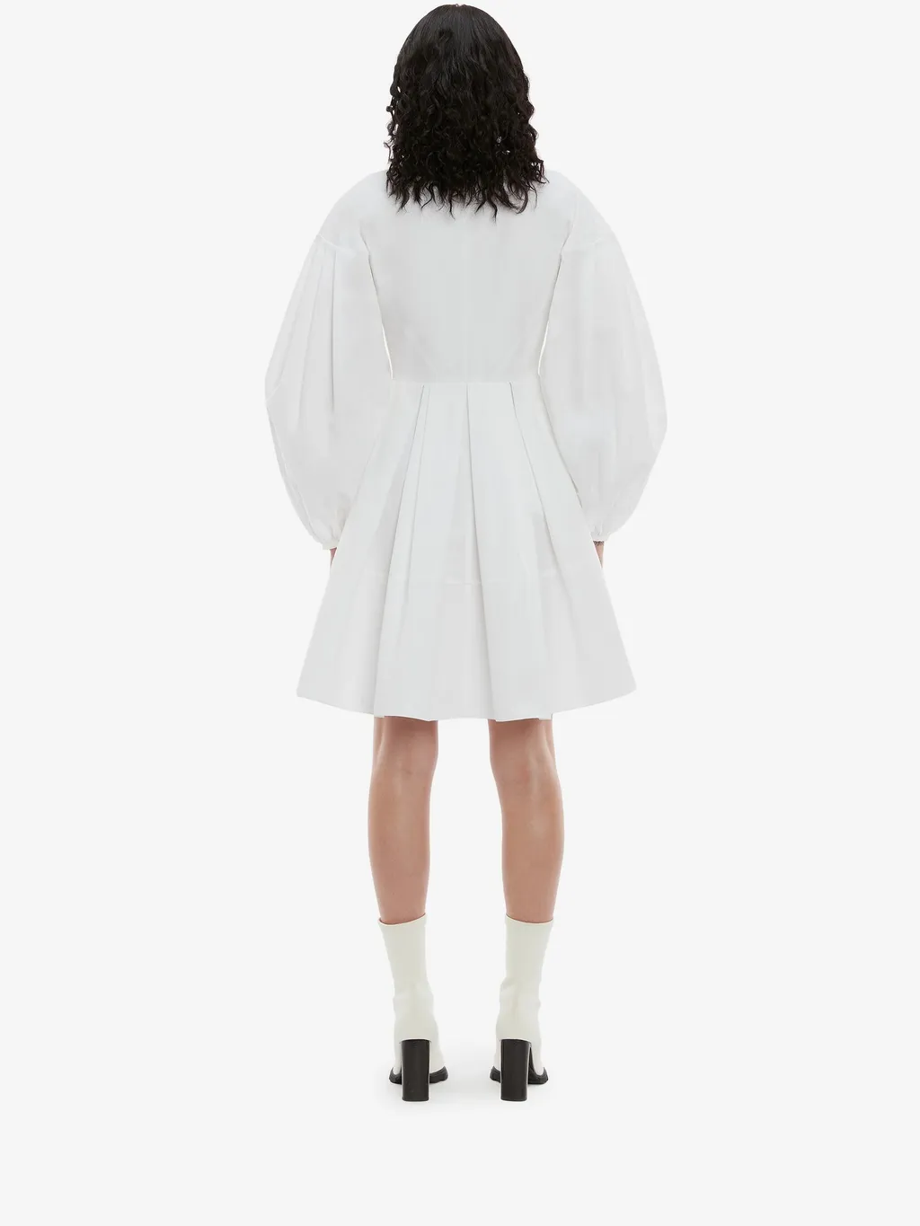 Cocoon Sleeve Zipped Mini Dress