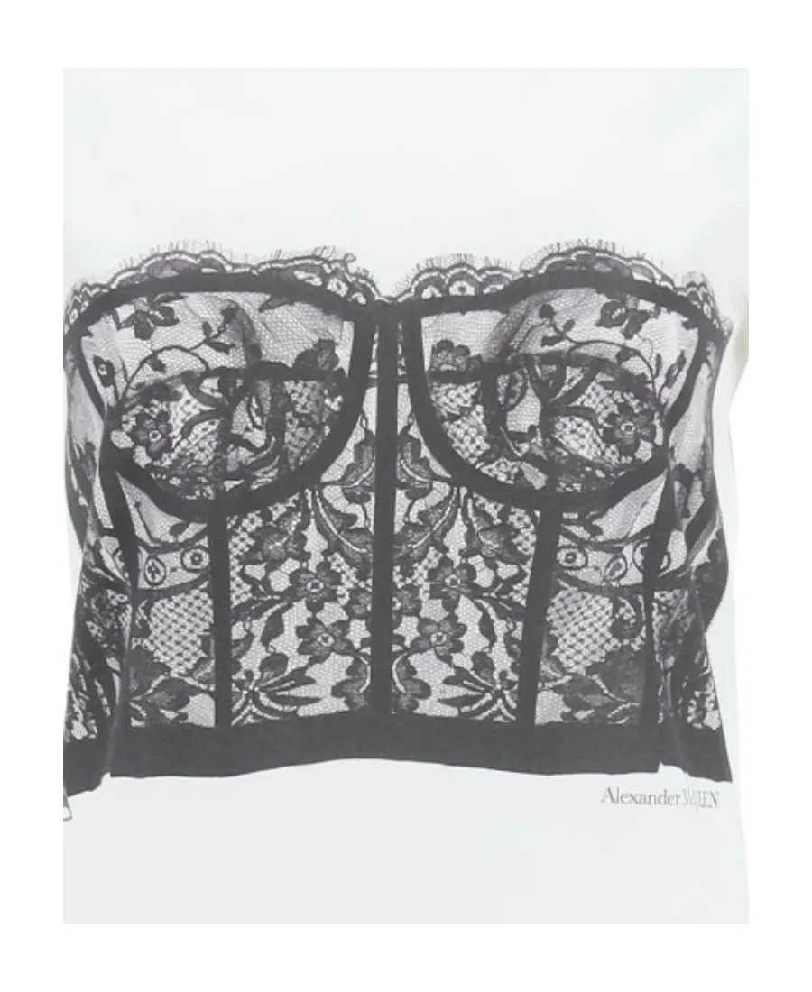 Bustier Print T-Shirt