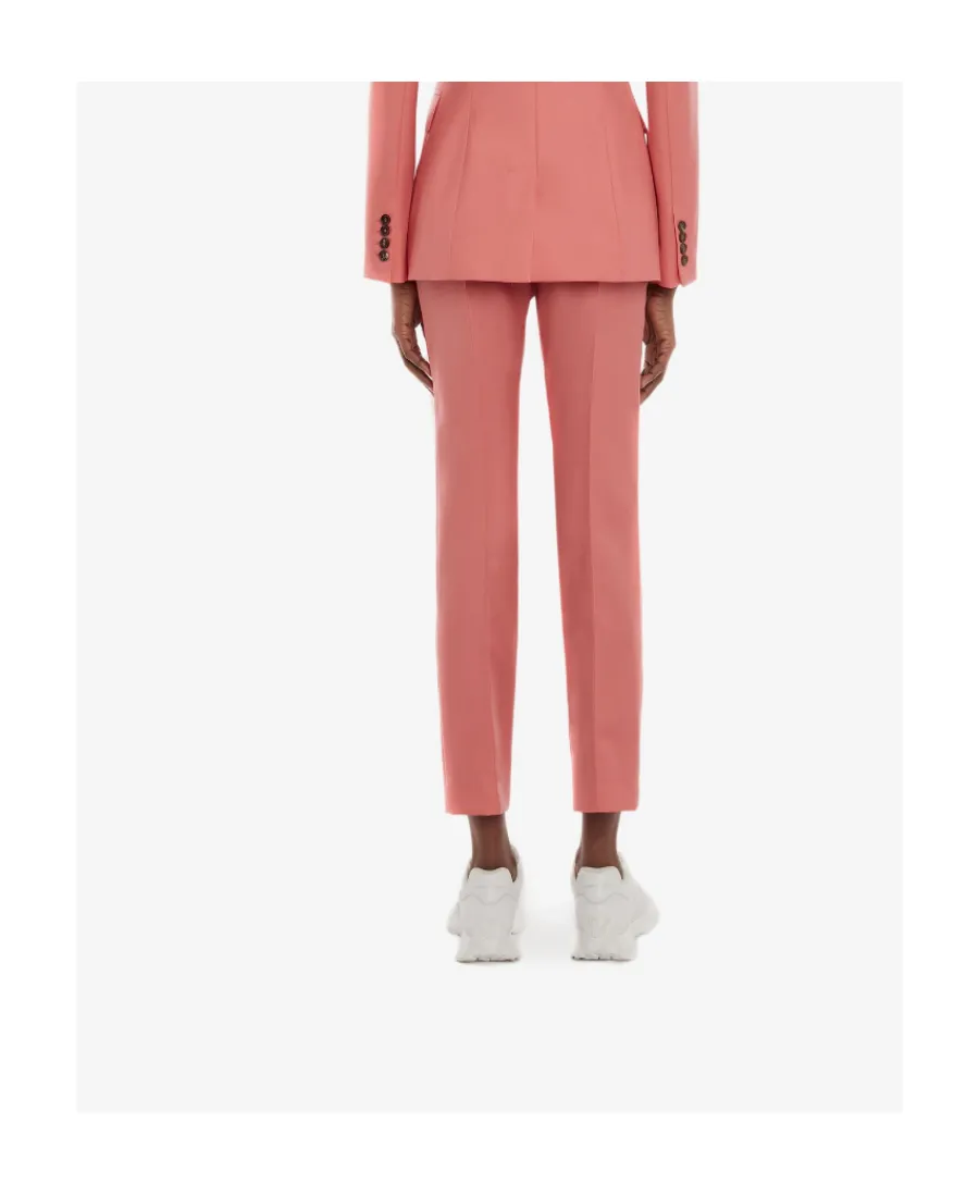 High-Waisted Tapered Trousers