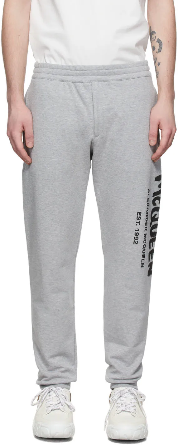 Graffiti Logo Printed Joggers