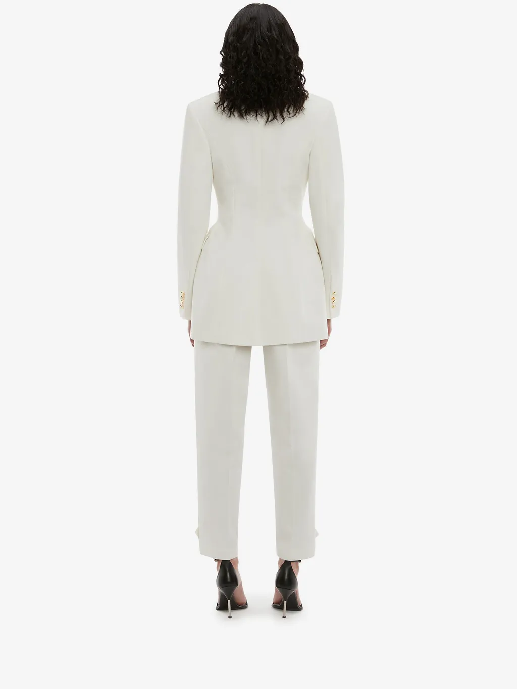 Double Breasted Buttoned Jacket