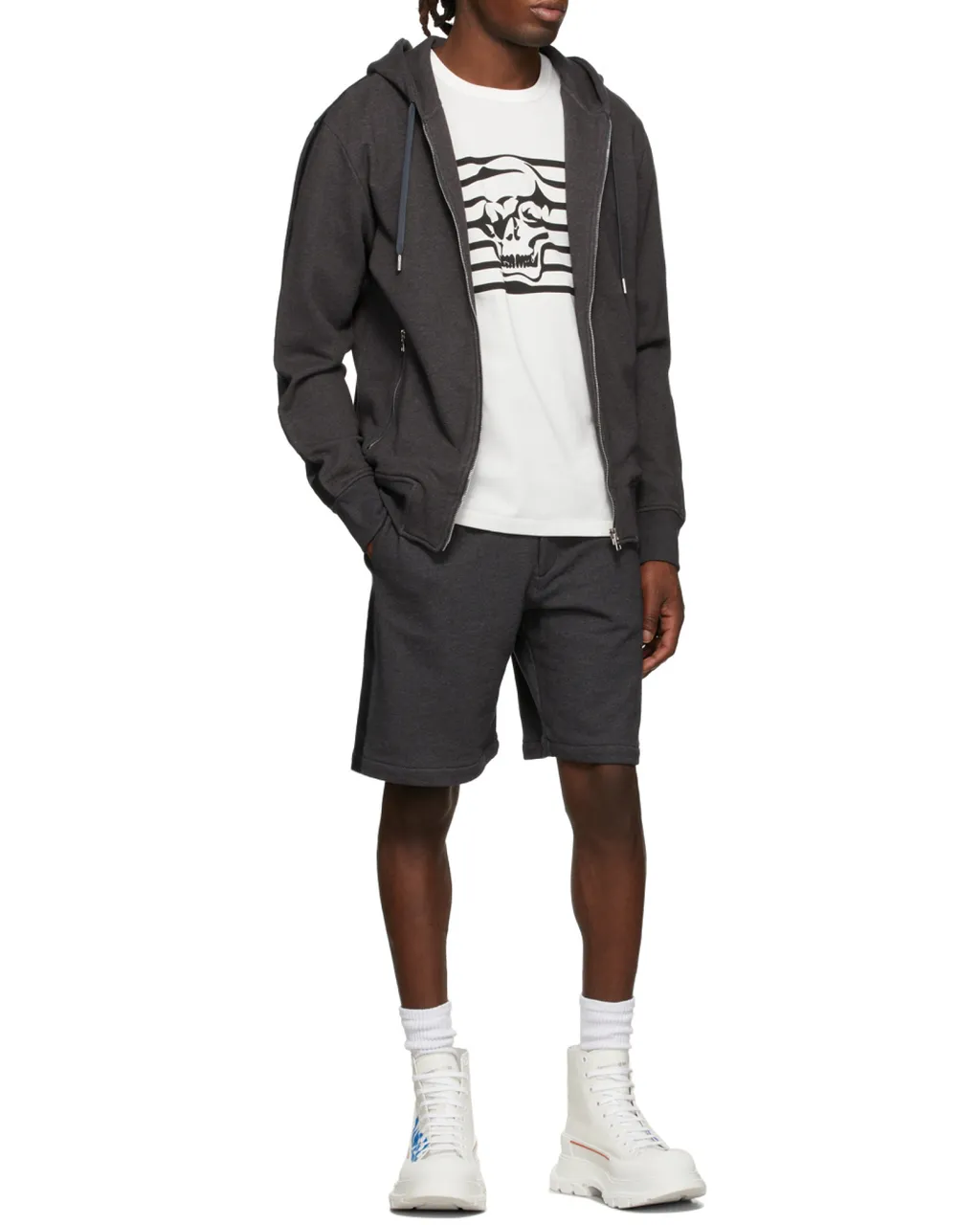 Straight Leg Track Shorts