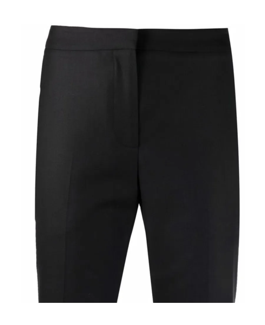 Cropped Straight Leg Trousers