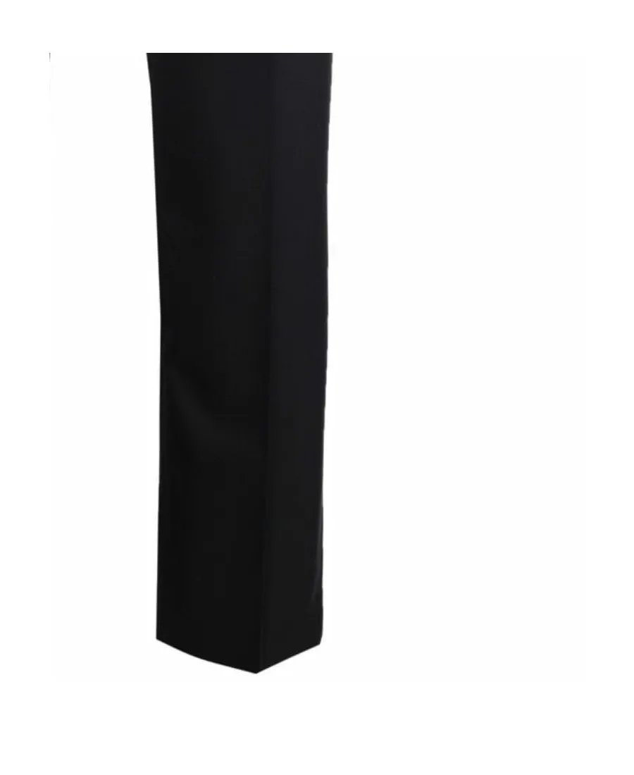 Cropped Straight Leg Trousers