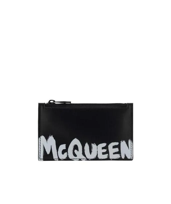 Graffiti Logo Zipped Cardholder