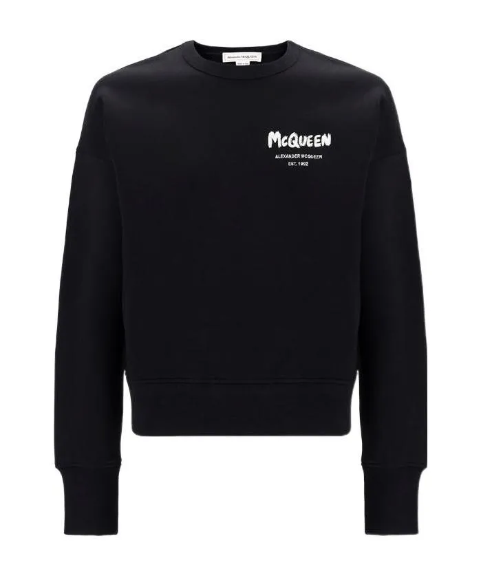 Grafitti Logo Printed Sweatshirt