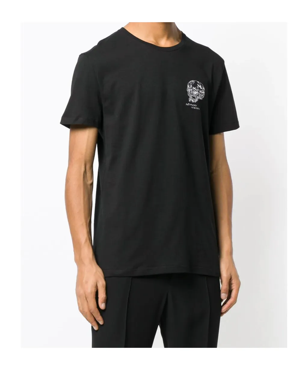 Open-Necked Black Shirt