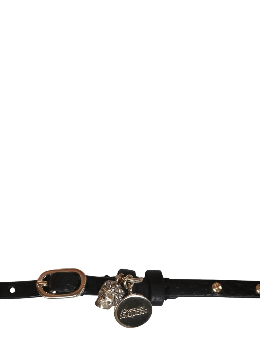 Double Wrap Skull Bracelet