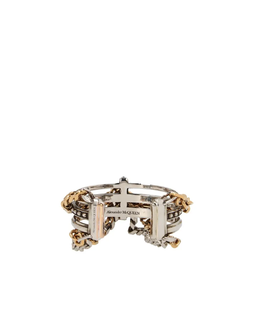 Multi-Chain Cuff Bracelet