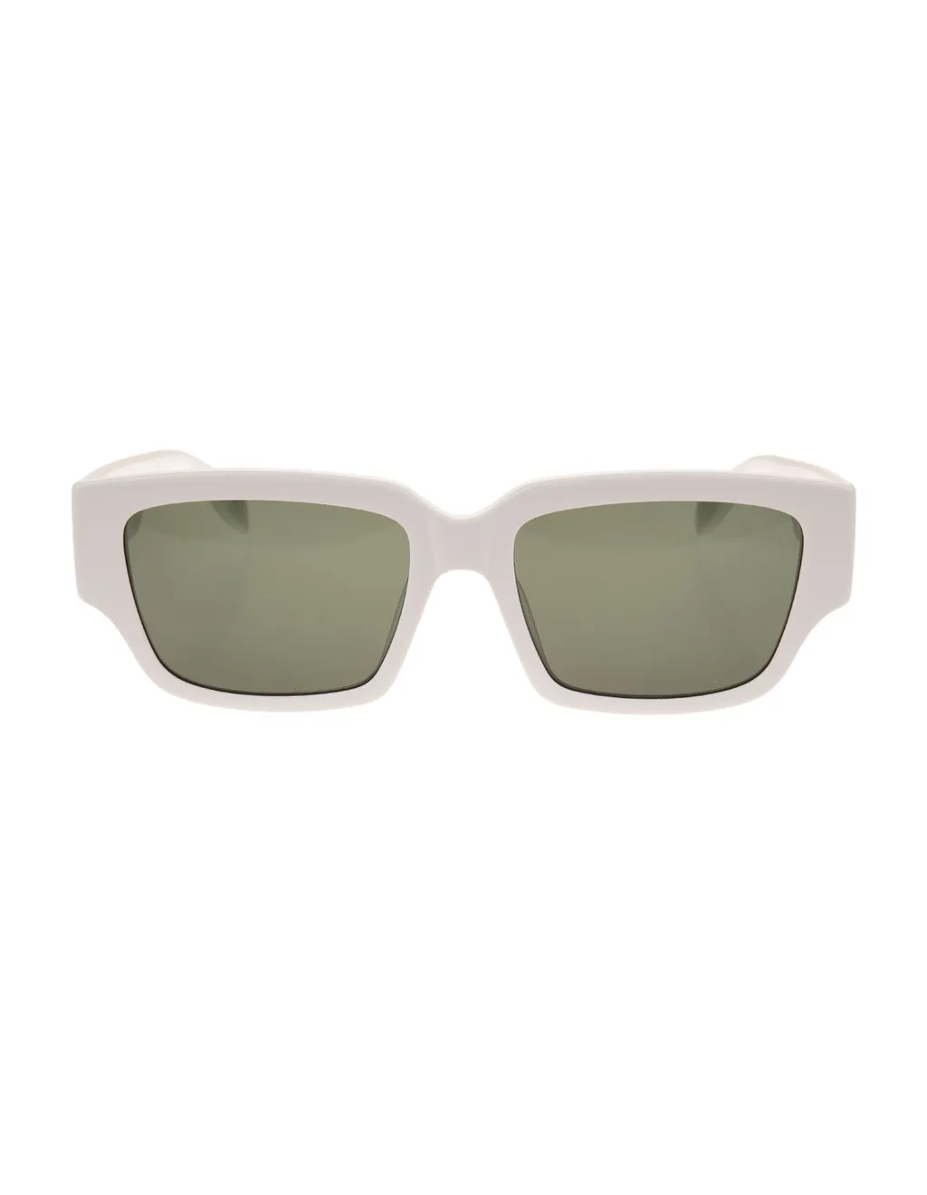 Logo-Arm Rectangle-Frame Sunglasses