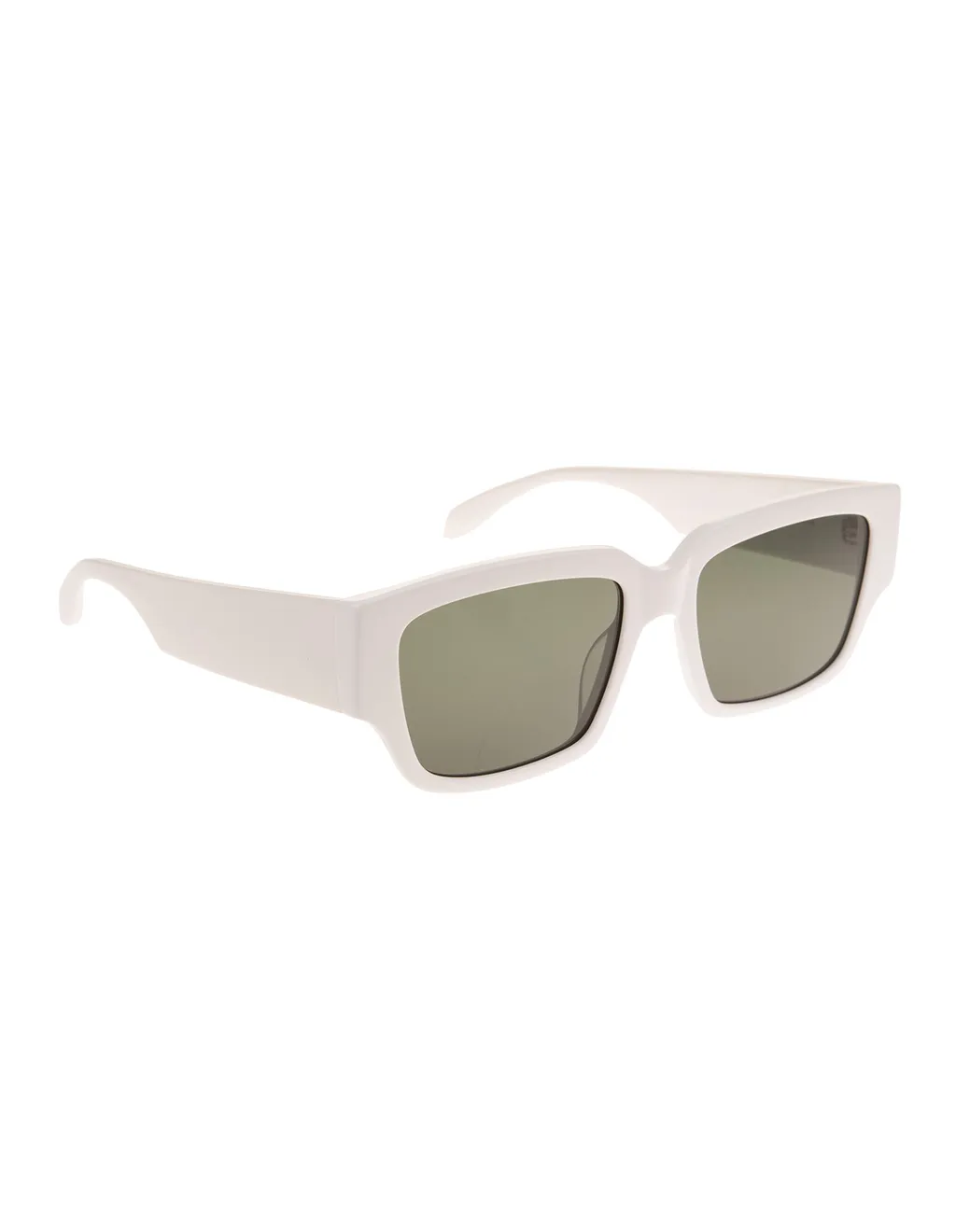 Logo-Arm Rectangle-Frame Sunglasses