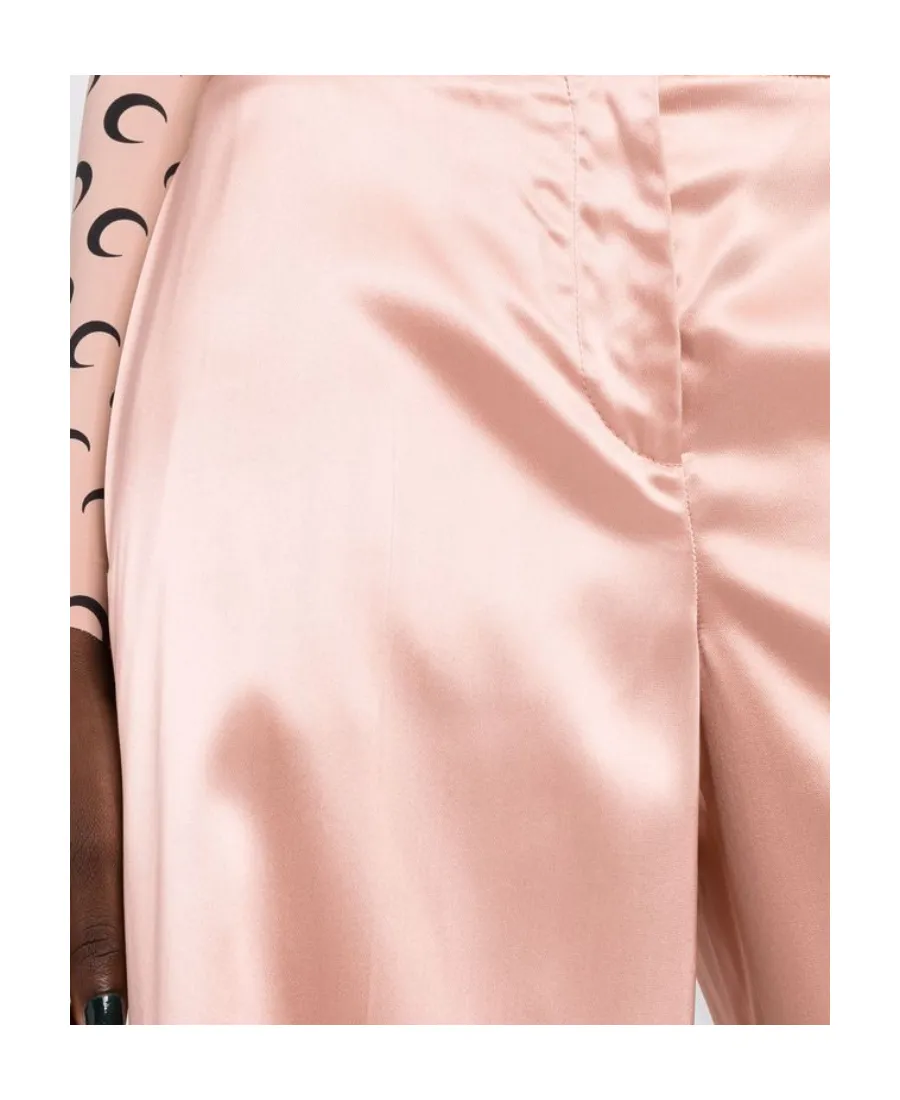 Satin Wide Leg Trousers
