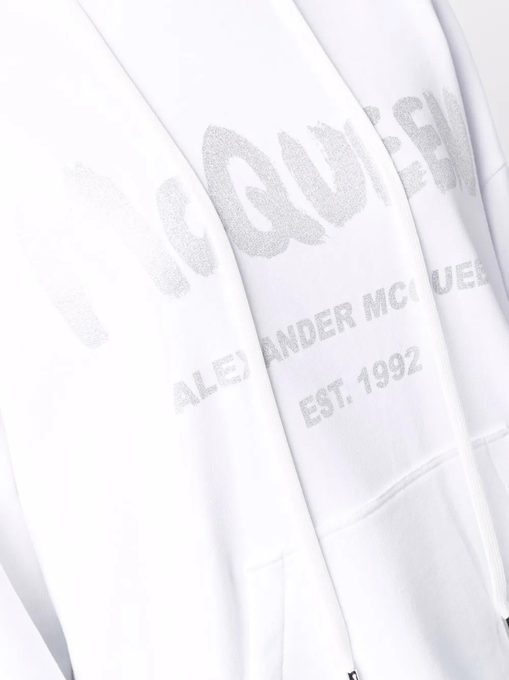 Logo Printed Drawstring Hoodie