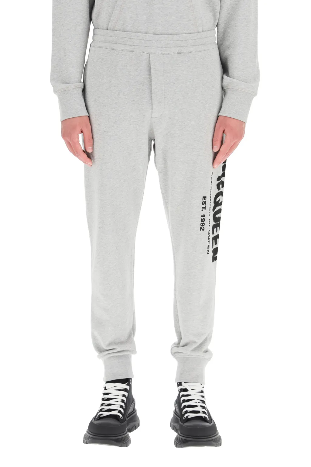 Graffiti Logo Printed Track Pants