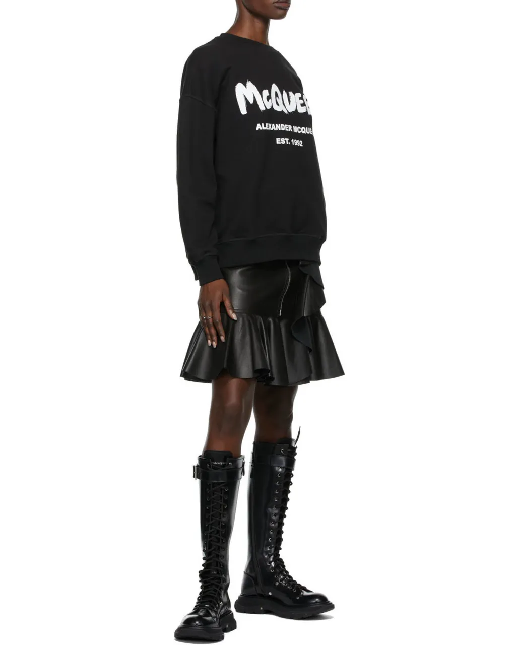 Graffiti Logo Crewneck Sweatshirt