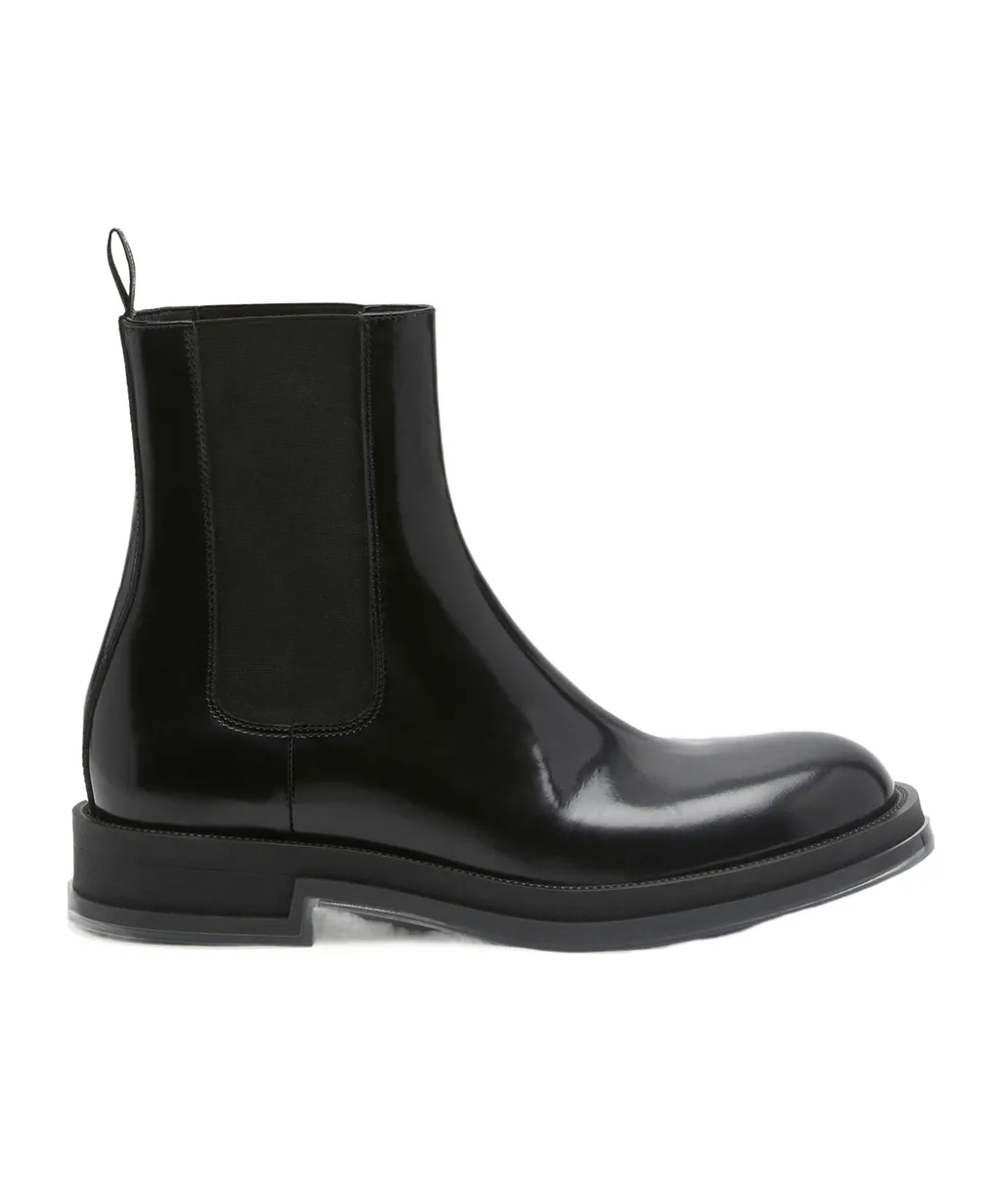 Round-Toe Ankle Boots