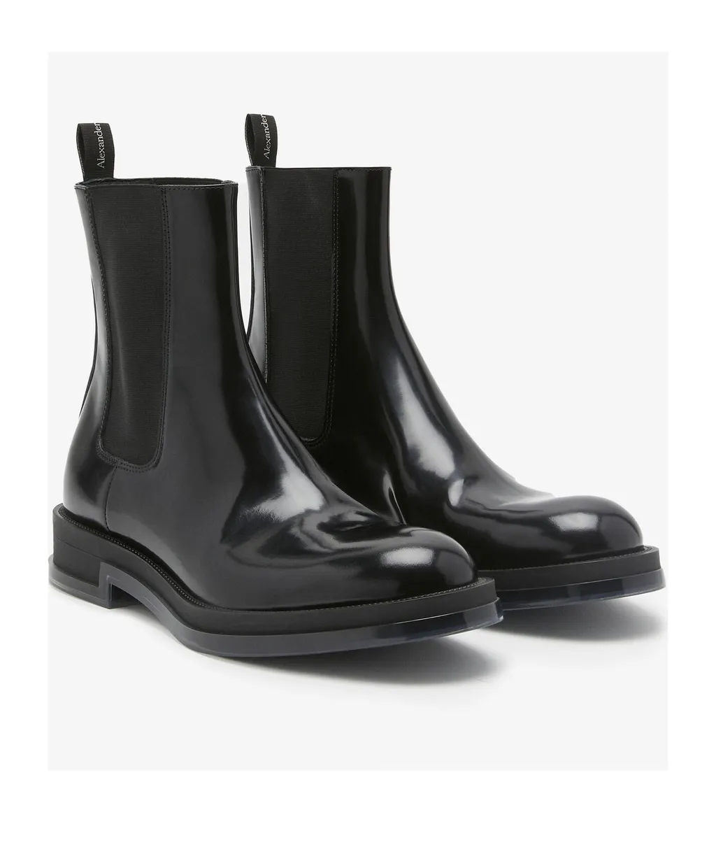 Round-Toe Ankle Boots