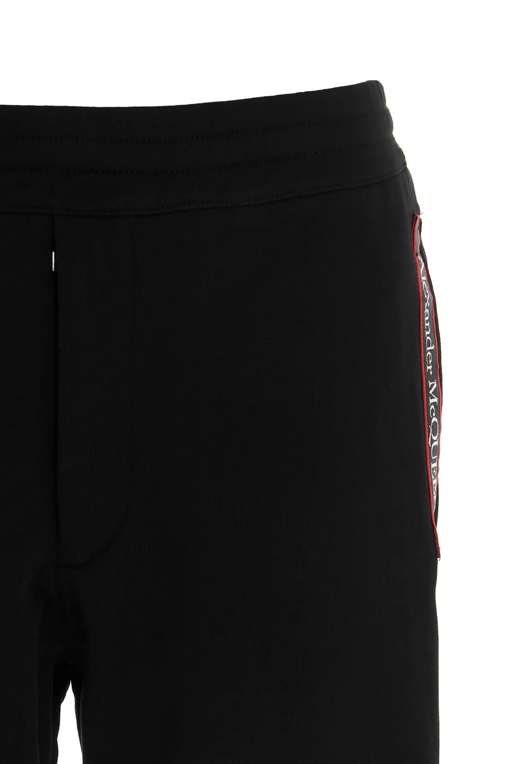 Logo-Tape Straight Leg Pants