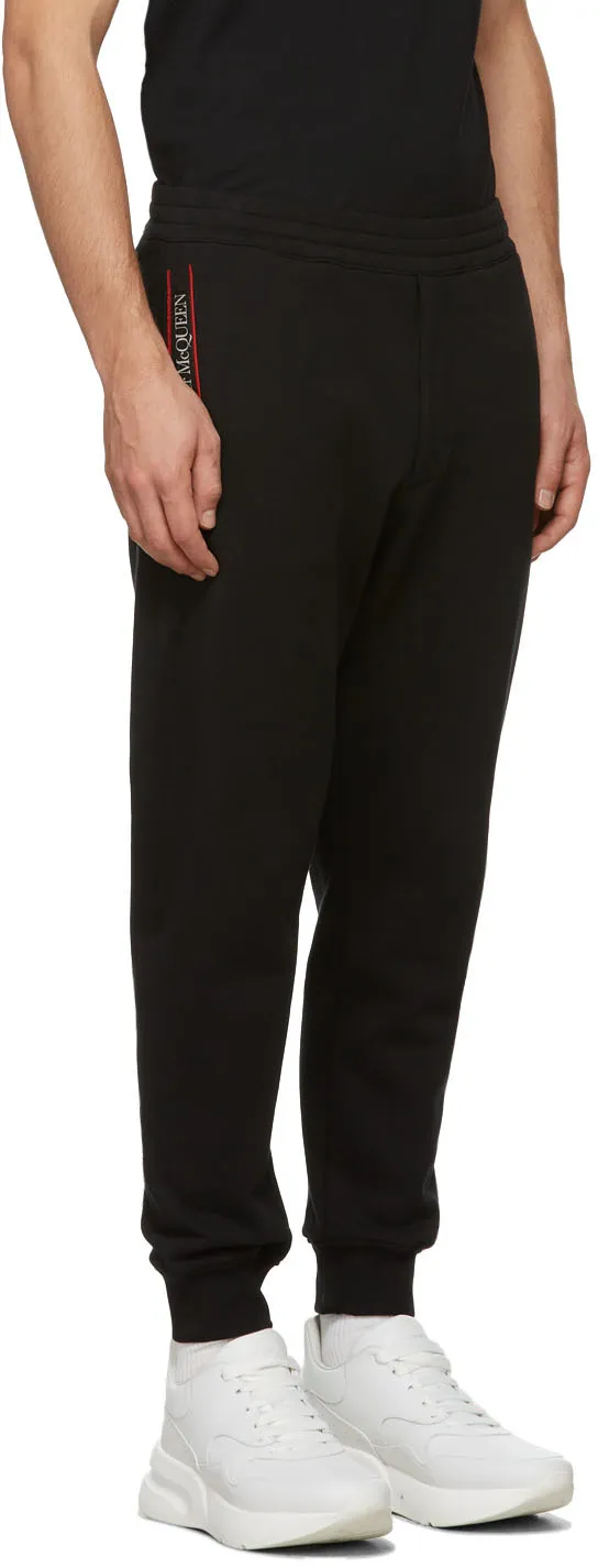 Logo-Tape Straight Leg Pants