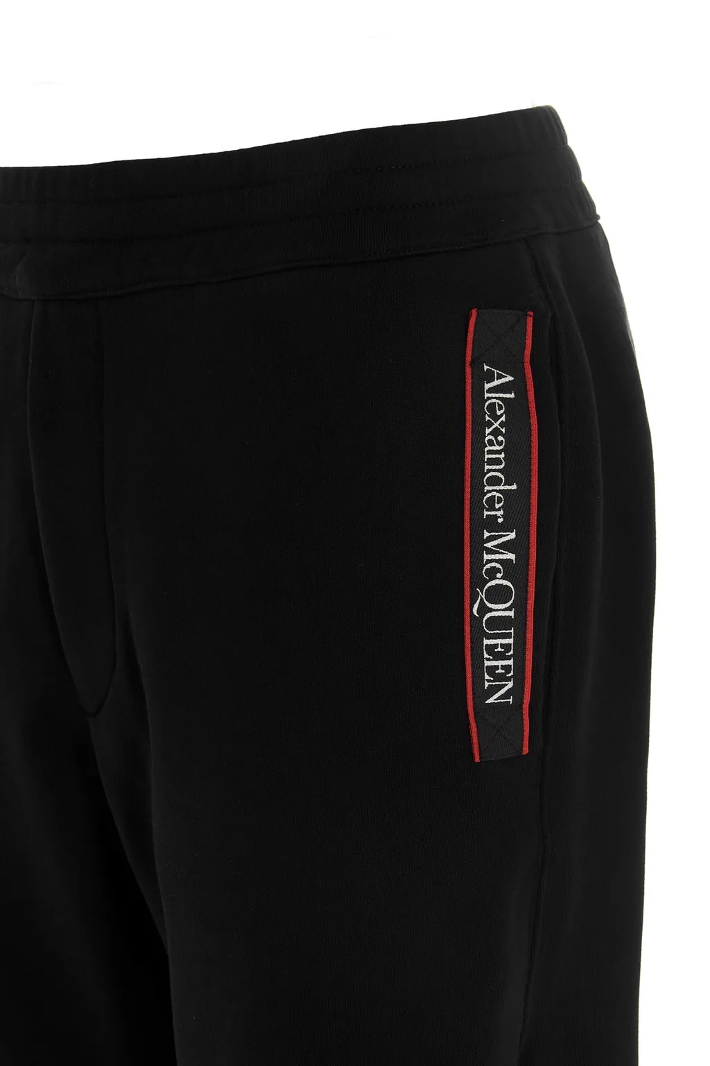 Logo-Tape Straight Leg Pants