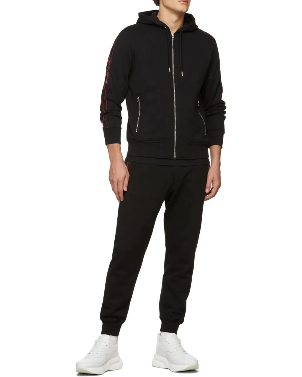 Logo-Tape Straight Leg Pants