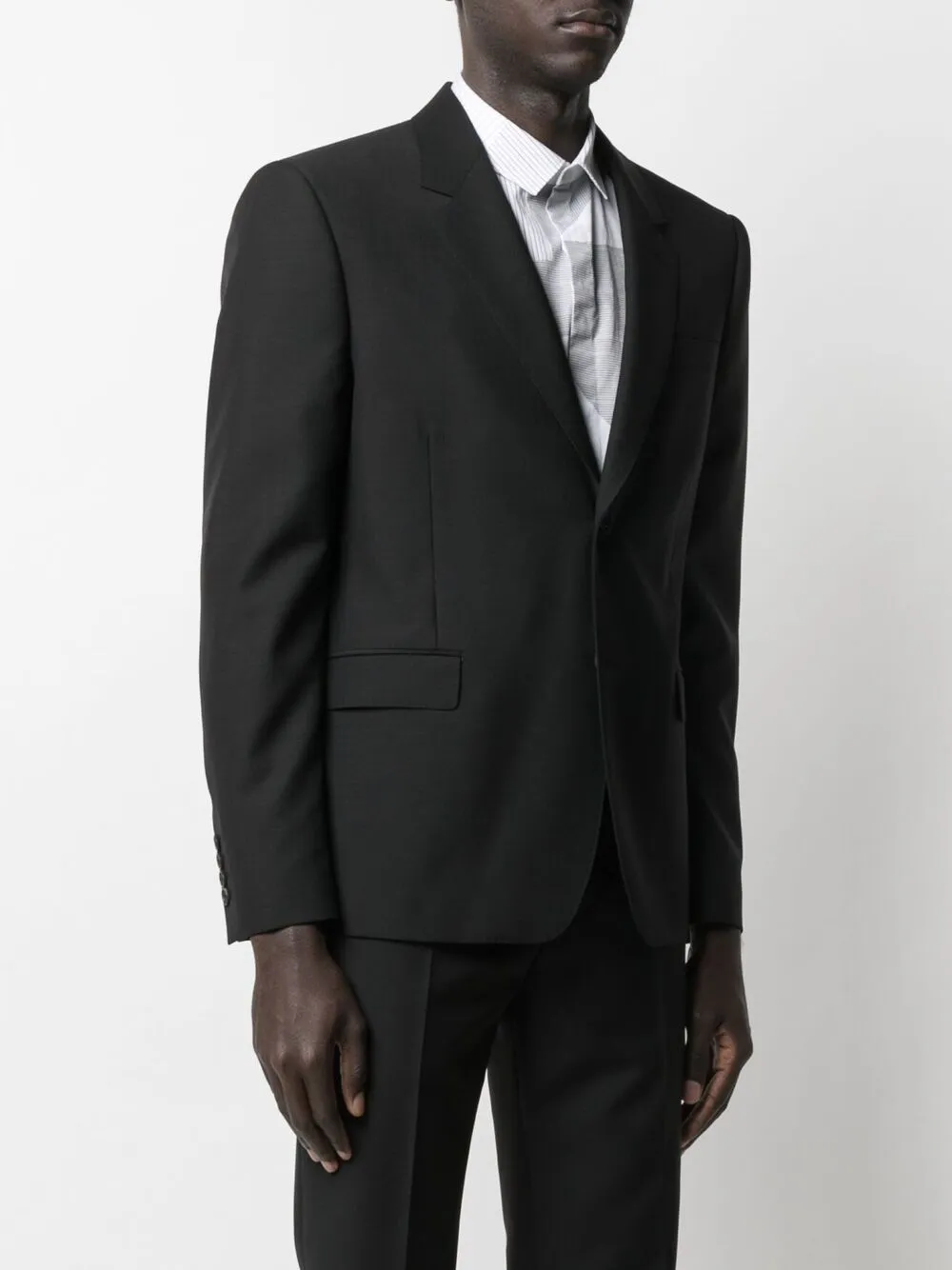 Tailored Single-Breasted Blazer