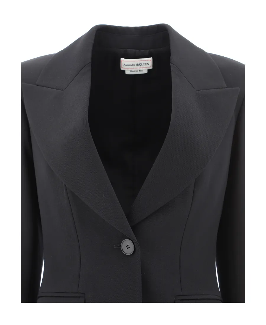 Buttoned Tailored Blazer