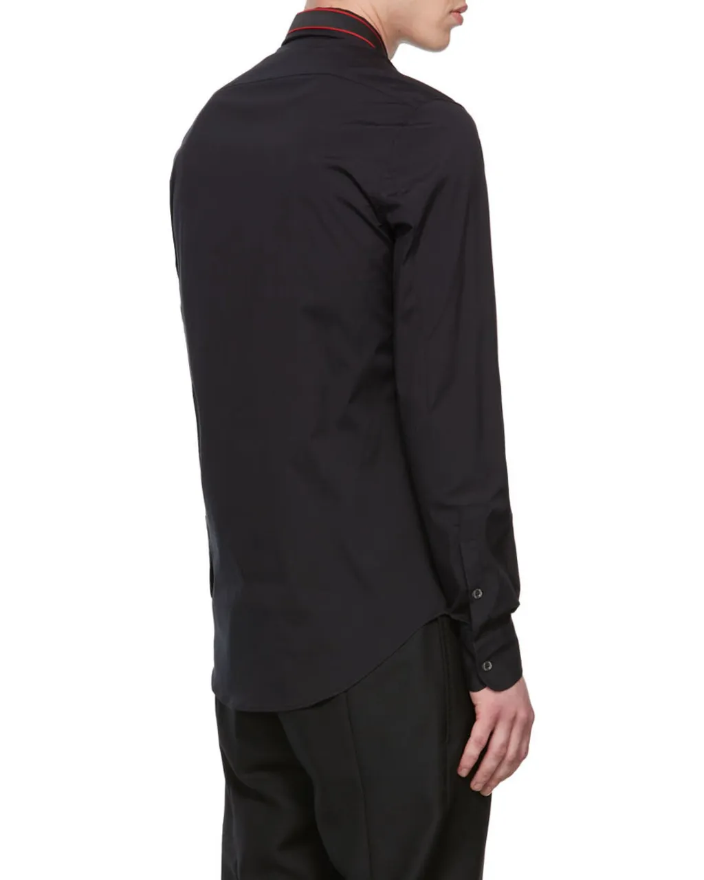 Logo Tape Collar Shirt