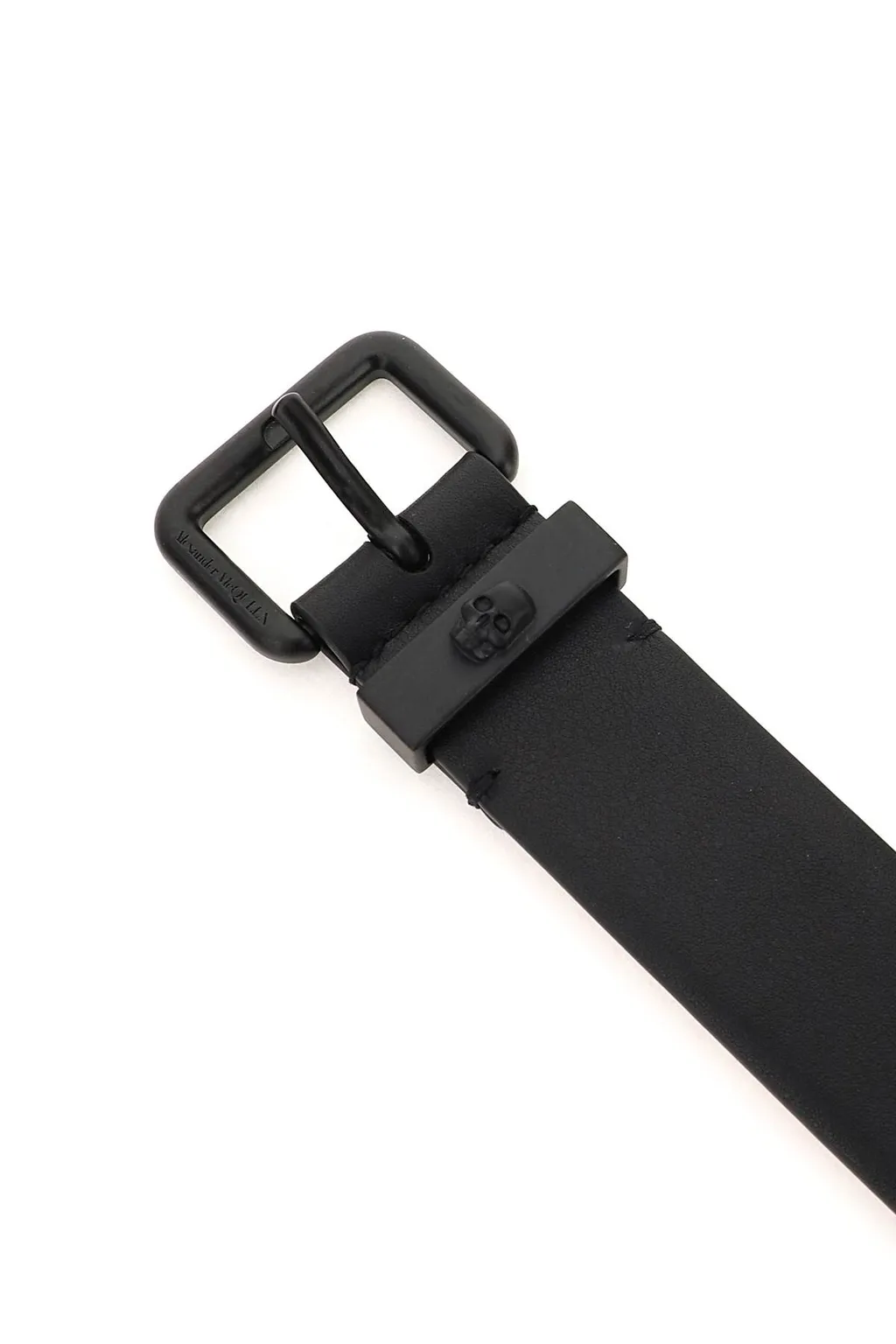 Skull Detailed Buckle Belt