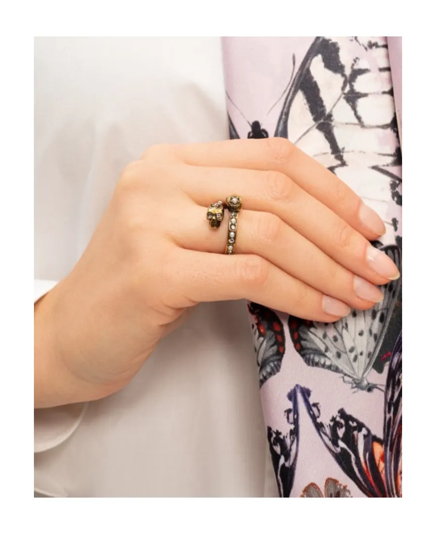 Wrapped Skull Ring
