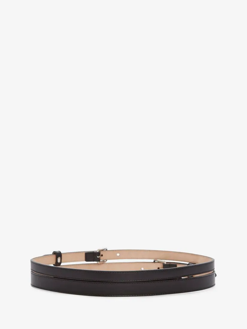 Thin Double Wrap Belt