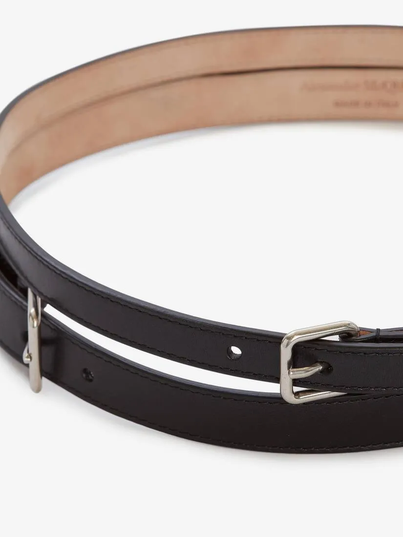 Thin Double Wrap Belt