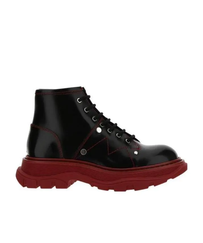 Tread Laced Ankle Boots