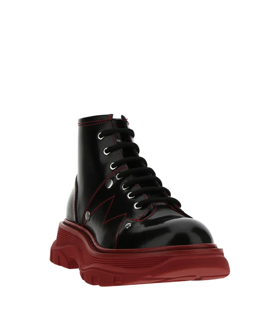 Tread Laced Ankle Boots